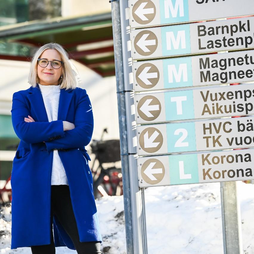 Bild på Svenska Kvinnoförbundets ordförande Anita Westerholm