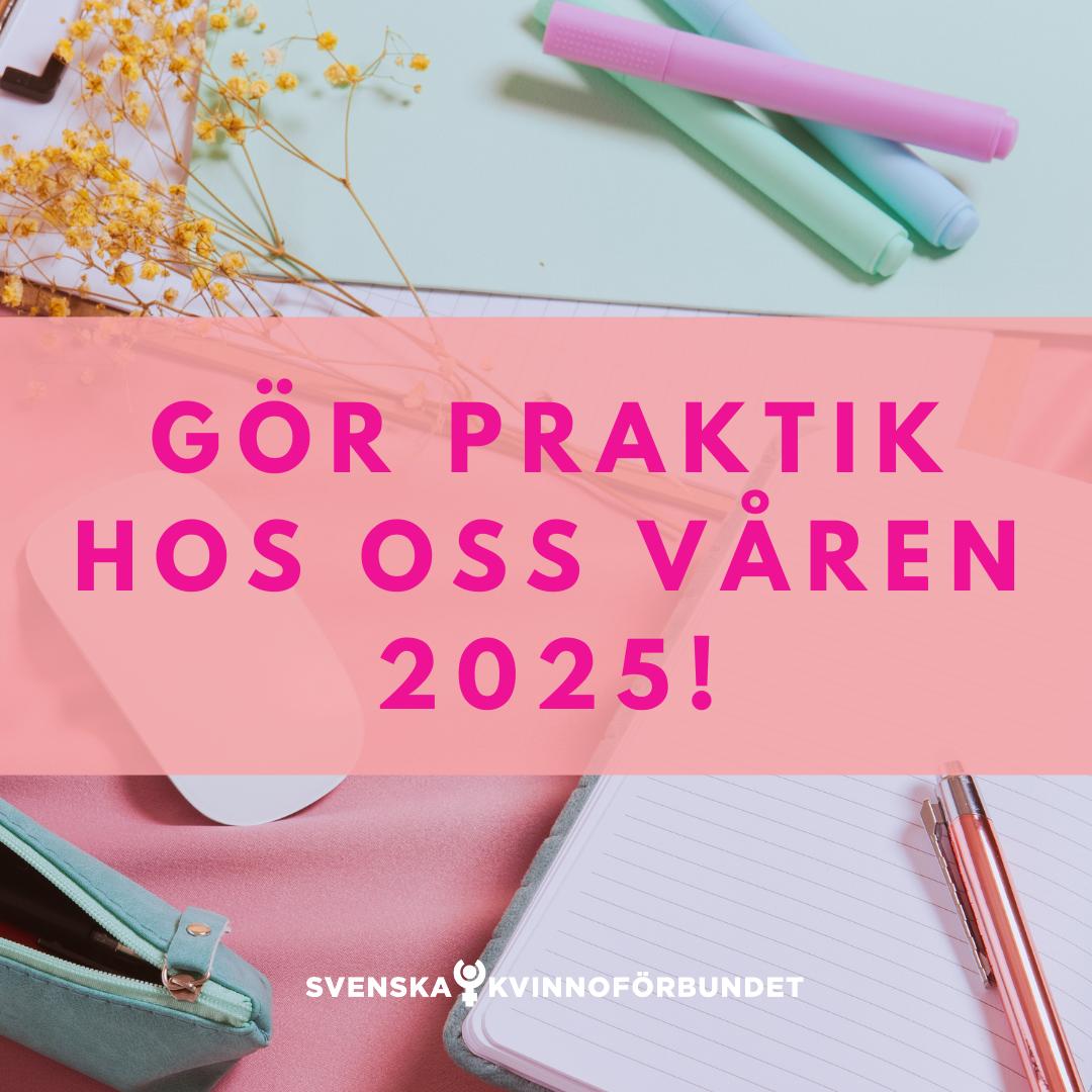 Gör praktik hos oss våren 2025!